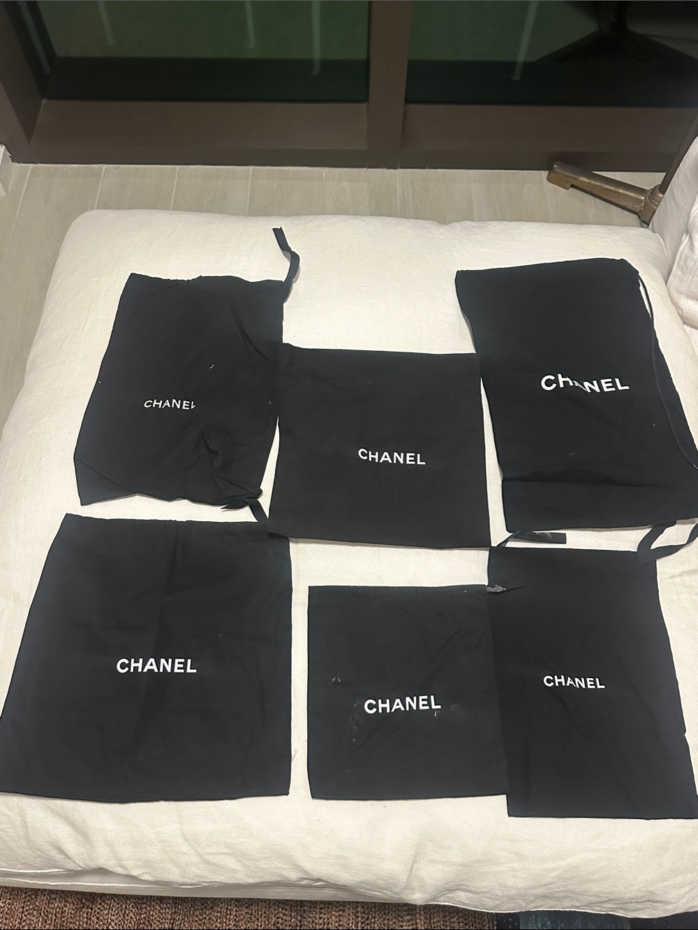6 Chanel  dustbags
